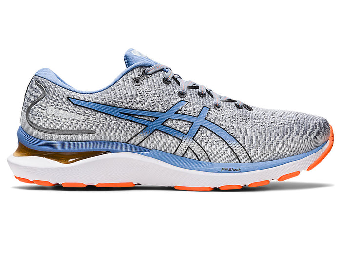 Men's Asics Gel-Cumulus 24, Sheet Rock/Blue Harmony, 12 D Medium