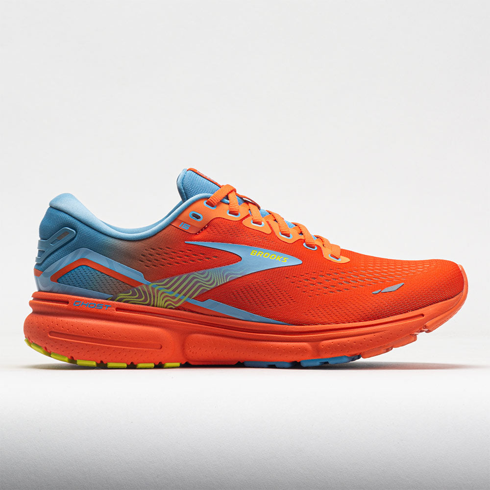 Brooks Ghost 15 Men's Orange/Blue/Yellow