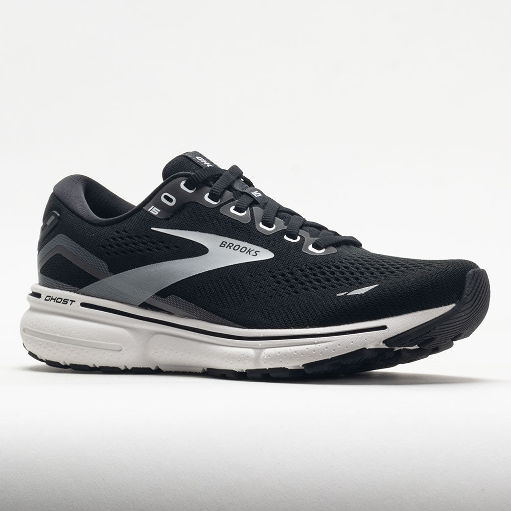 Brooks Ghost 15 Men's Black/Blackened Pearl/White