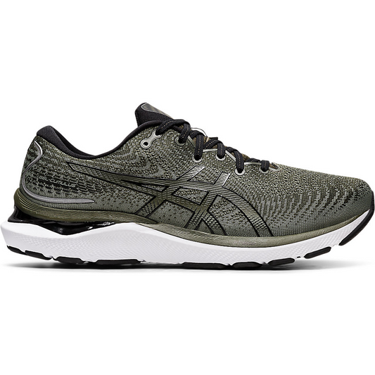 Men's Asics Gel-Cumulus 24, Olive Canvas/Black, 12.5 D Medium