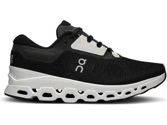 Women's On Cloudstratus 3, Black/Frost, 8 B Medium