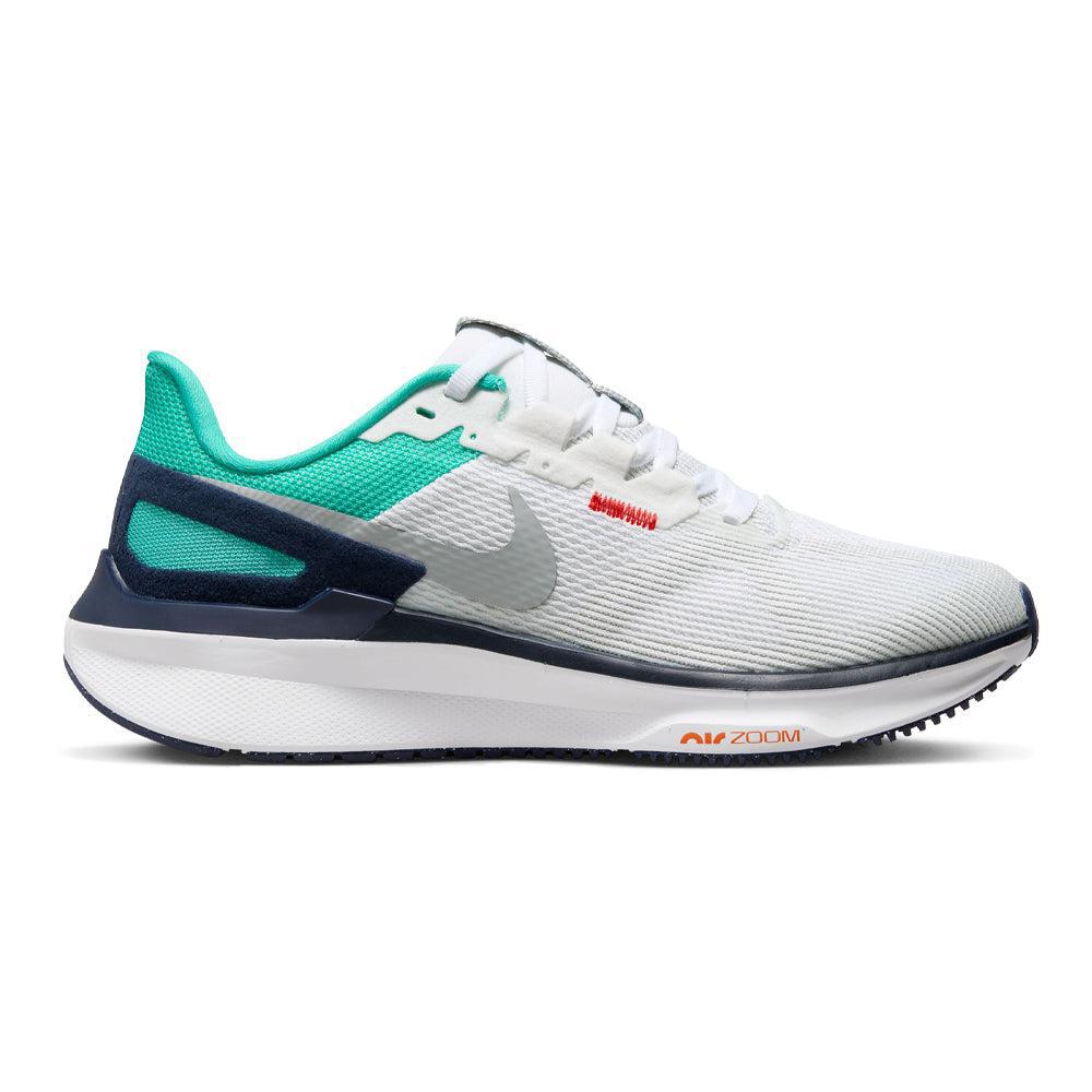 Women's Nike Structure 25, White/Lt Smoke Grey-Clear Jade-Jade Ice, 7 B Medium