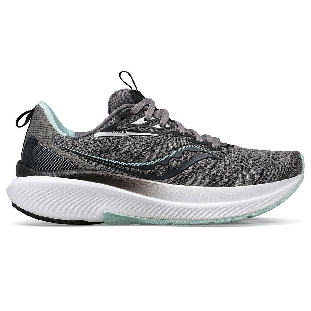 Women's Saucony Echelon 9, Charcoal/Ice, 11 B Medium