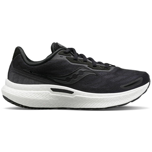 Women's Saucony Triumph 19, Black/White, 11 B Medium