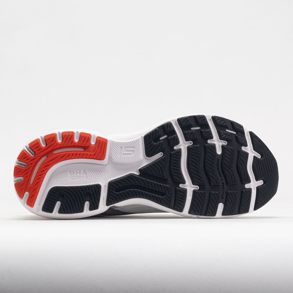 Brooks Ghost 15 Men's White/Black/Flame