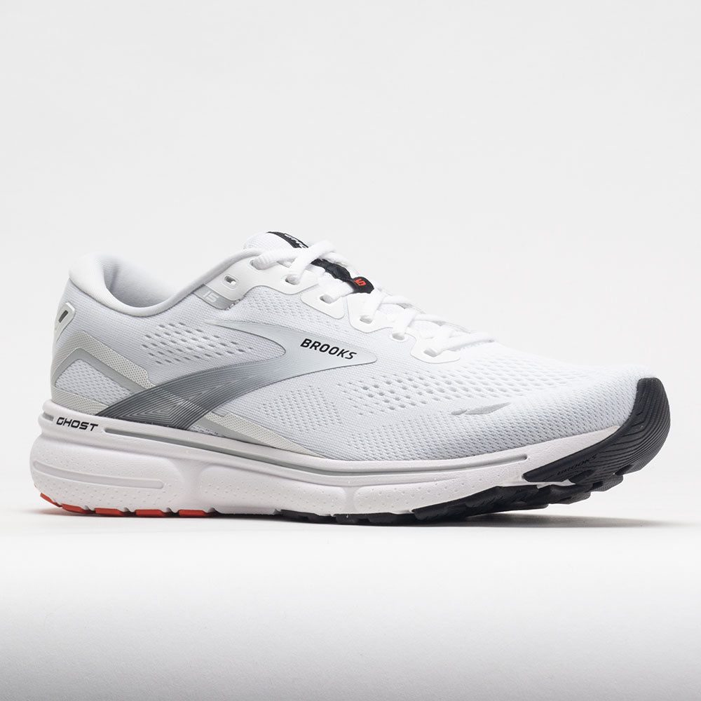 Brooks Ghost 15 Men's White/Black/Flame