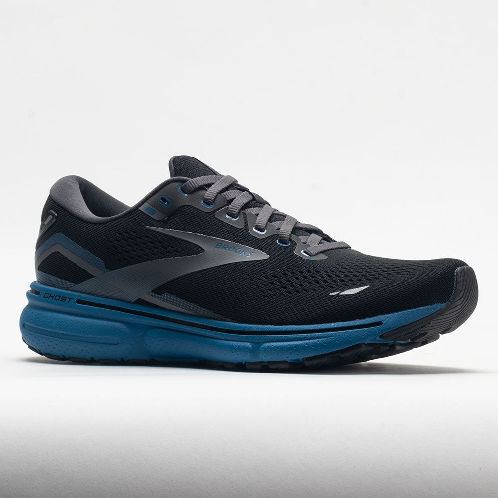 Brooks Ghost 15 Men's Black/Blackeded Pearl/Blue