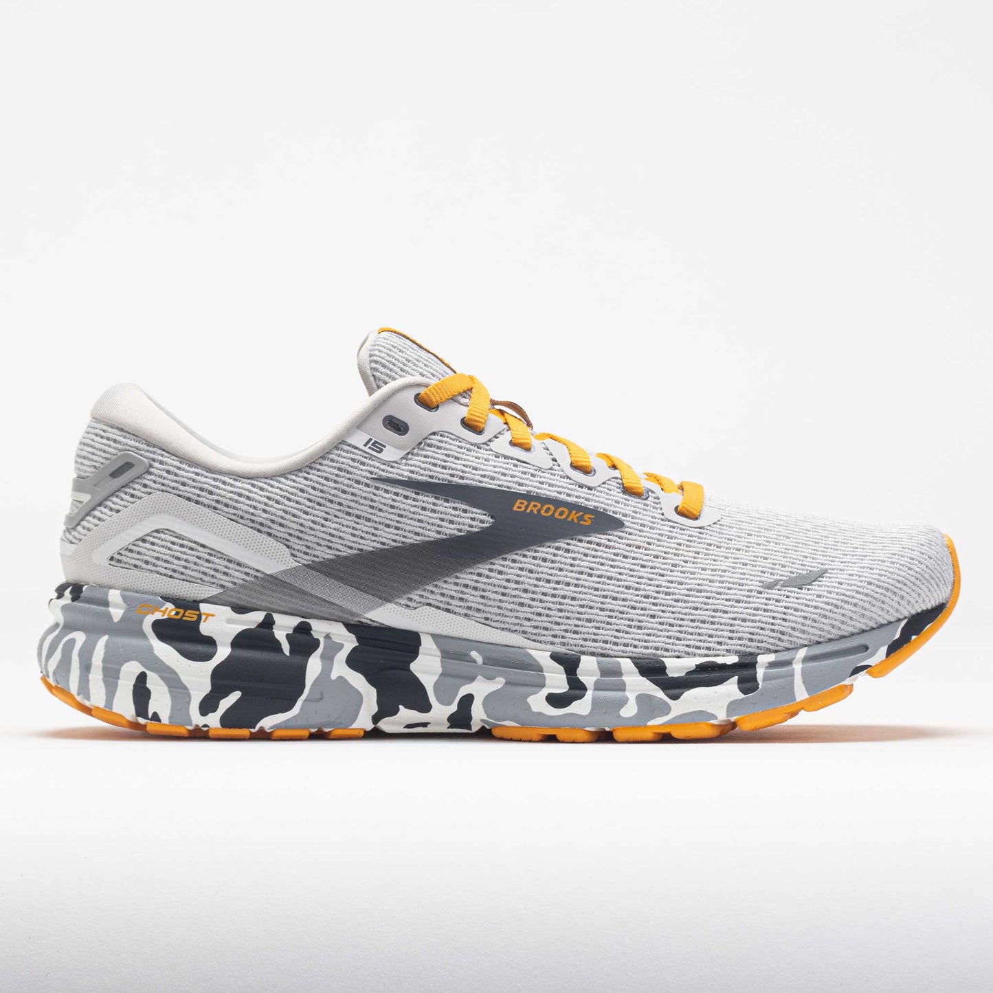 Brooks Ghost 15 Men's Camo Blanc/Gray/Sunflower