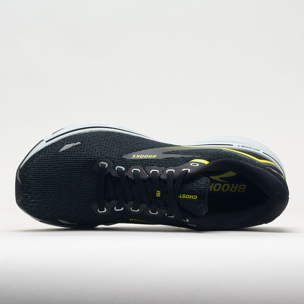 Brooks Ghost 15 Men's Black/Ballad Blue/Sulphur