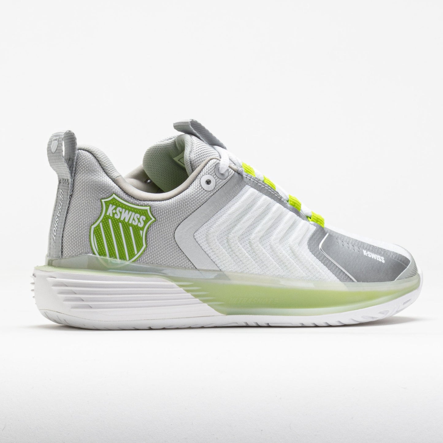 K-Swiss Ultrashot 3 Women's White/Gray Violet/Lime Green