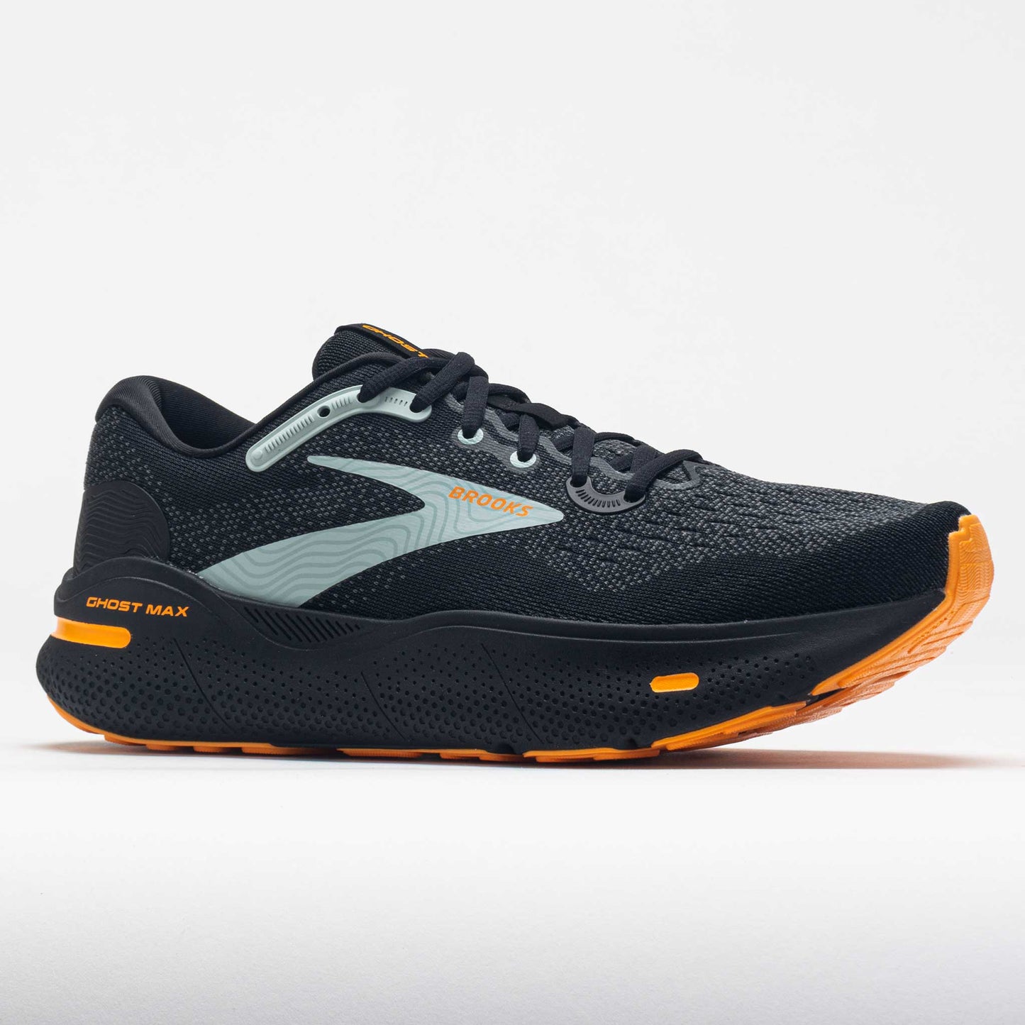 Brooks Ghost Max Men's Black/Orange/Cloud Blue