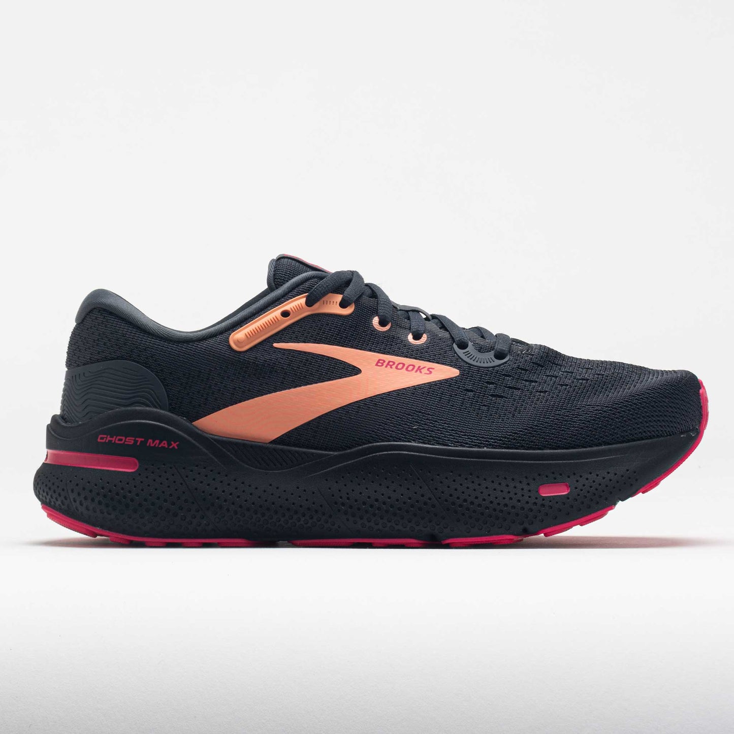 Brooks Ghost Max Women's Black/Papaya/Raspberry