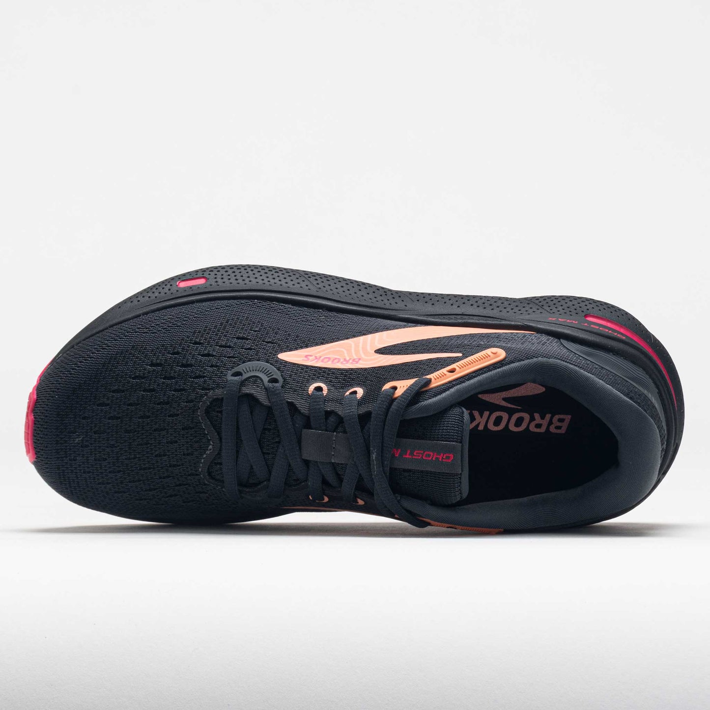 Brooks Ghost Max Women's Black/Papaya/Raspberry