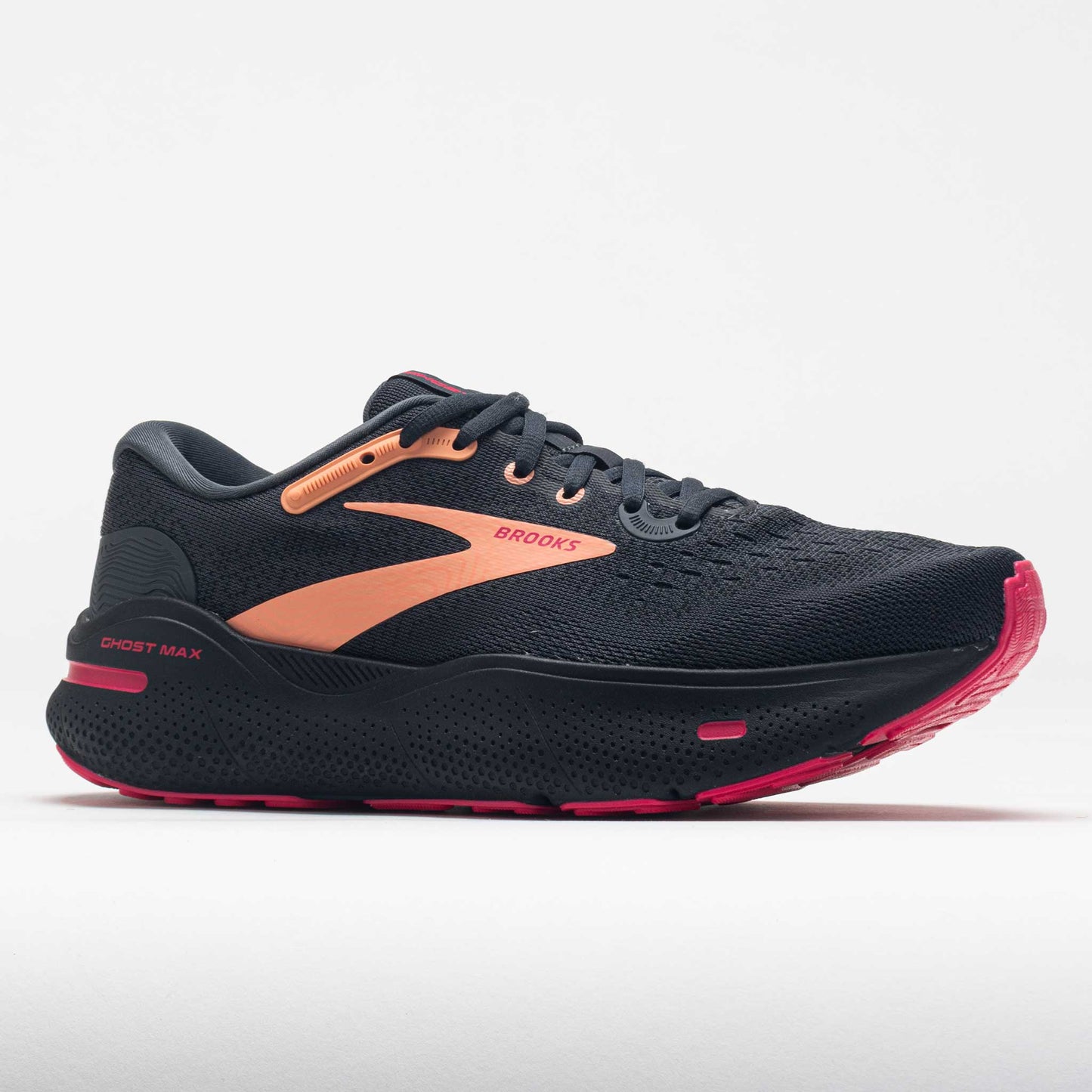 Brooks Ghost Max Women's Black/Papaya/Raspberry