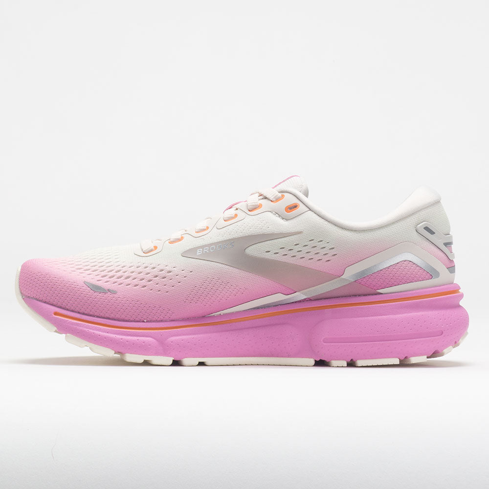 Brooks Ghost 15 Women's Grey/Coconut/Fuchsia
