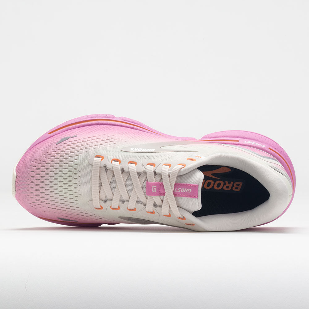 Brooks Ghost 15 Women's Grey/Coconut/Fuchsia
