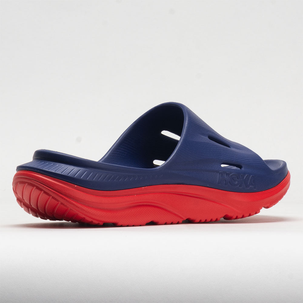 HOKA Ora Slide 3 Unisex  Bellwether Blue/Red Alert