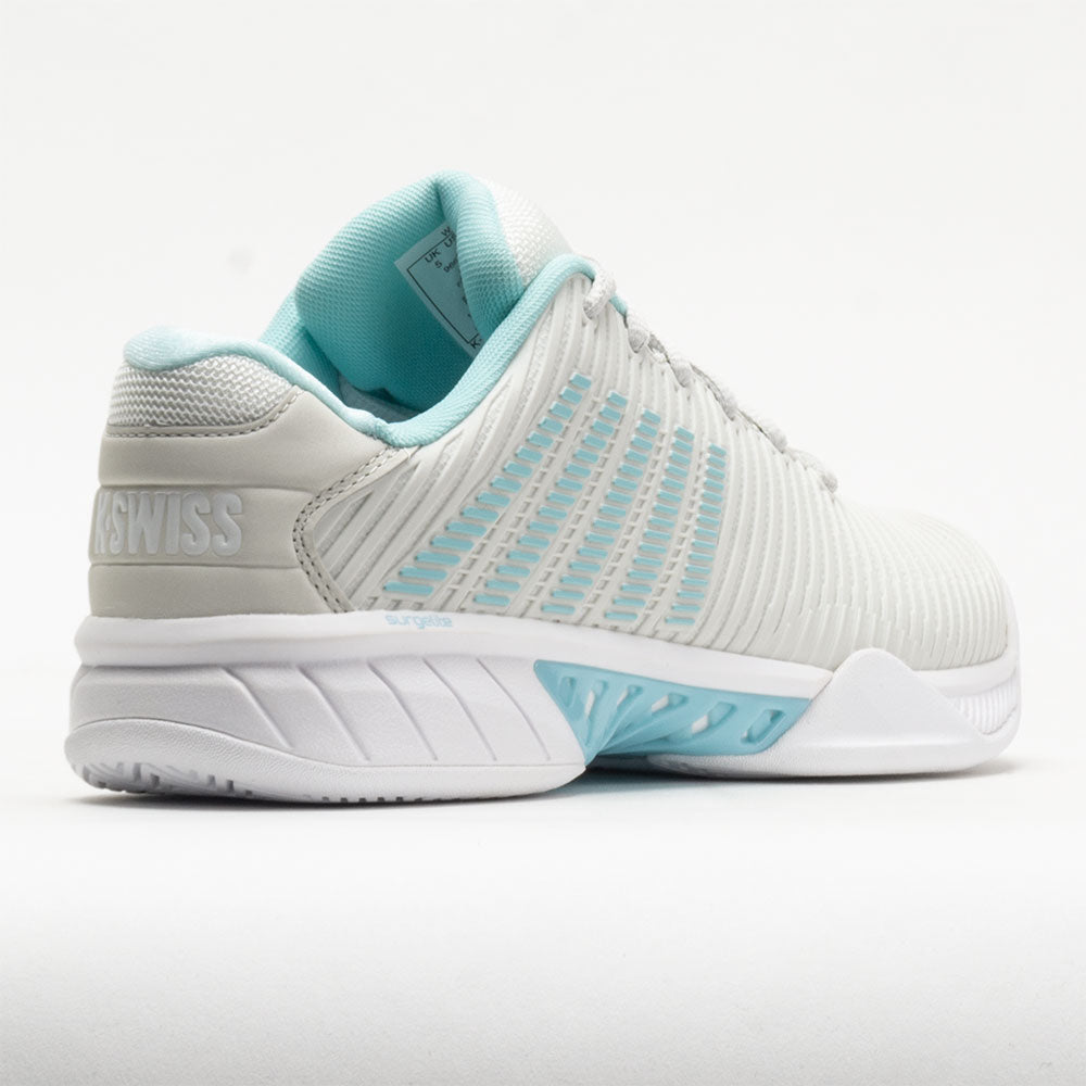 K-Swiss Hypercourt Express 2 Women's  Vaporous Gray/White/Blue Glow
