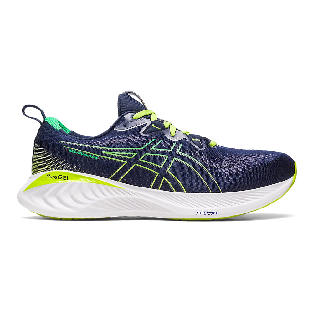 Men's Asics Gel-Cumulus 25, Midnight/Cilantro, 12 D Medium