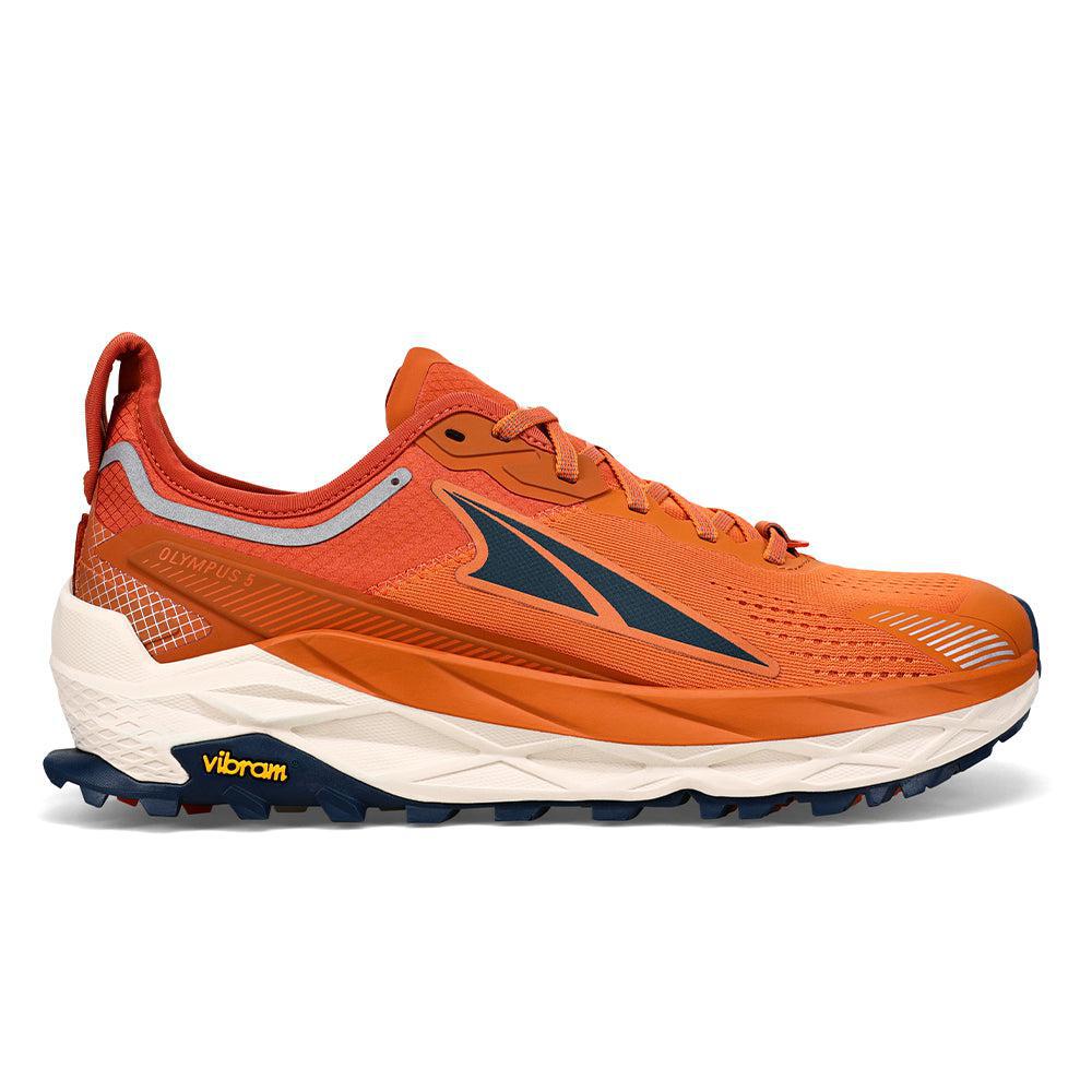Men's Altra Olympus 5, Burnt Orange, 10.5 D Medium