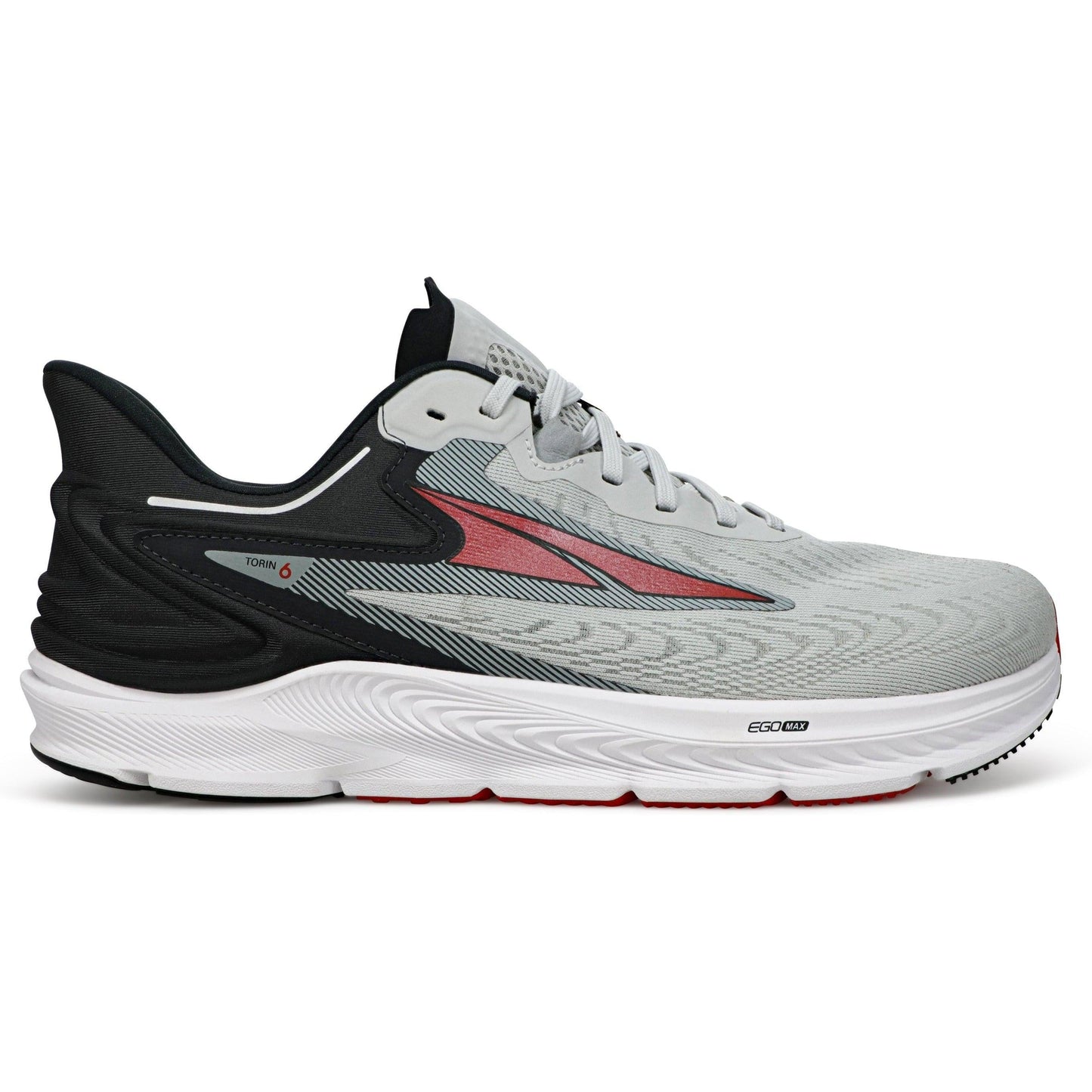 Men's Altra Torin 6, Gray/Red, 12.5 D Medium