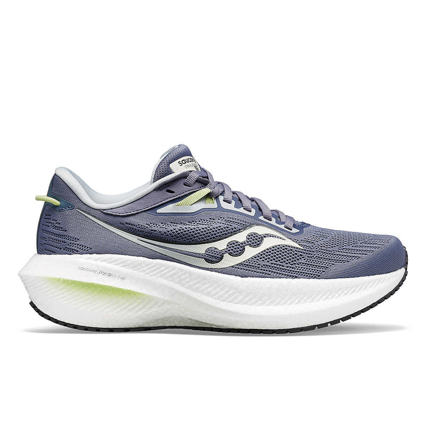 Women's Saucony Triumph 21, Iris/Fern, 10 B Medium