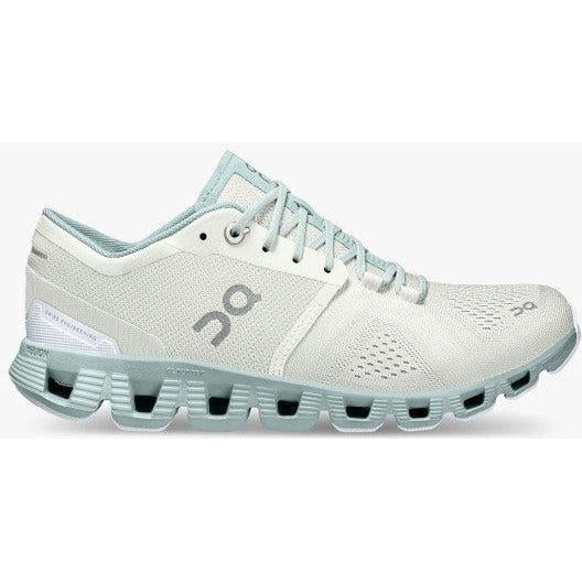Women's On Cloud X 2, Aloe/Surf, 7 B Medium