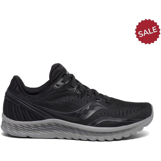 Women's Saucony Kinvara 11, Blackout, 11 D Wide