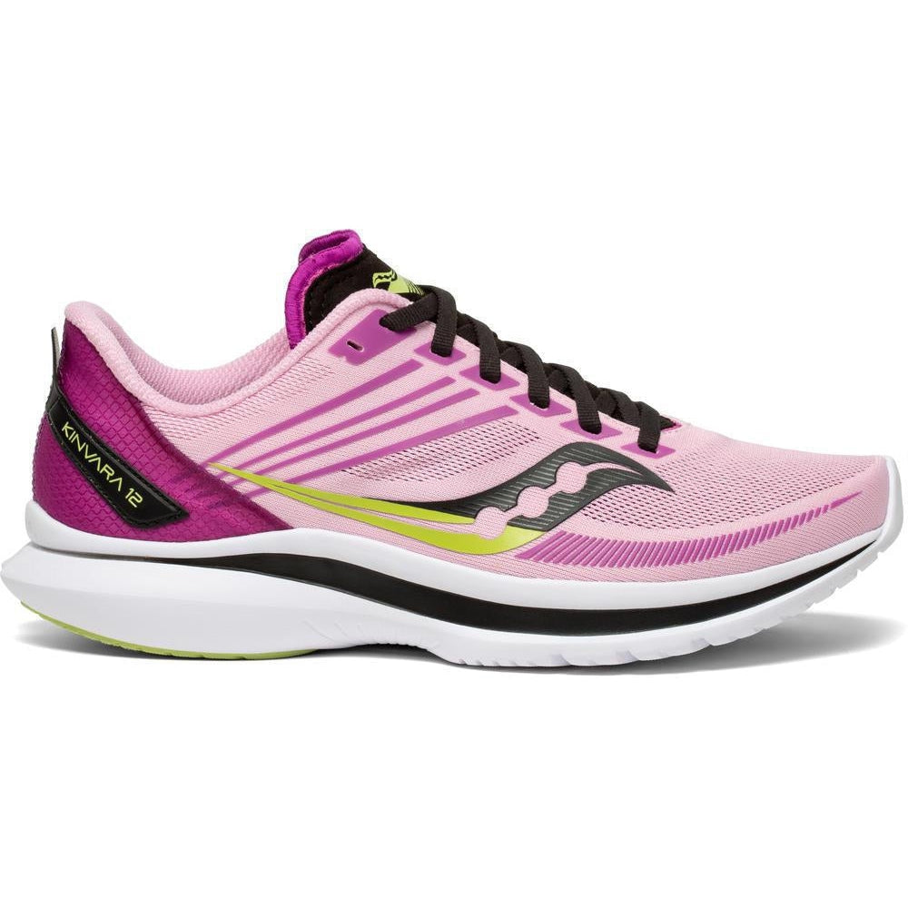Women's Saucony Kinvara 12, Fairytale/Razzle, 7 B Medium