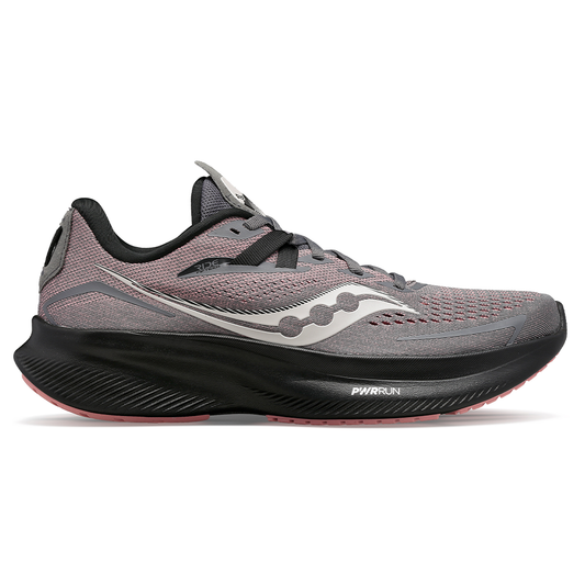 Women's Saucony Ride 15, Charcoal/Shell, 10 B Medium