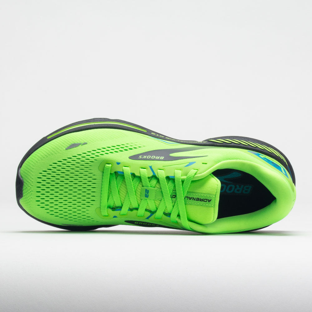 Brooks Adrenaline GTS 23 Men's  Green Gecko/Grey/Atomic Blue