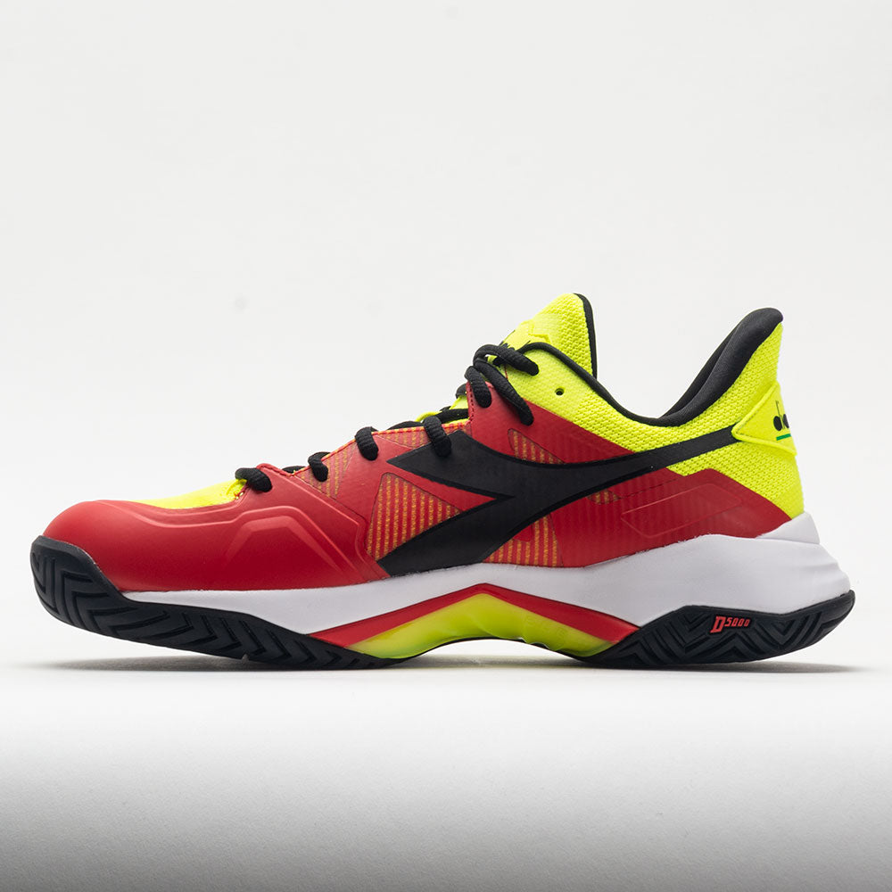 Diadora B.Icon 2 AG Men's  Yellow Fluo/Black/Fiery Red