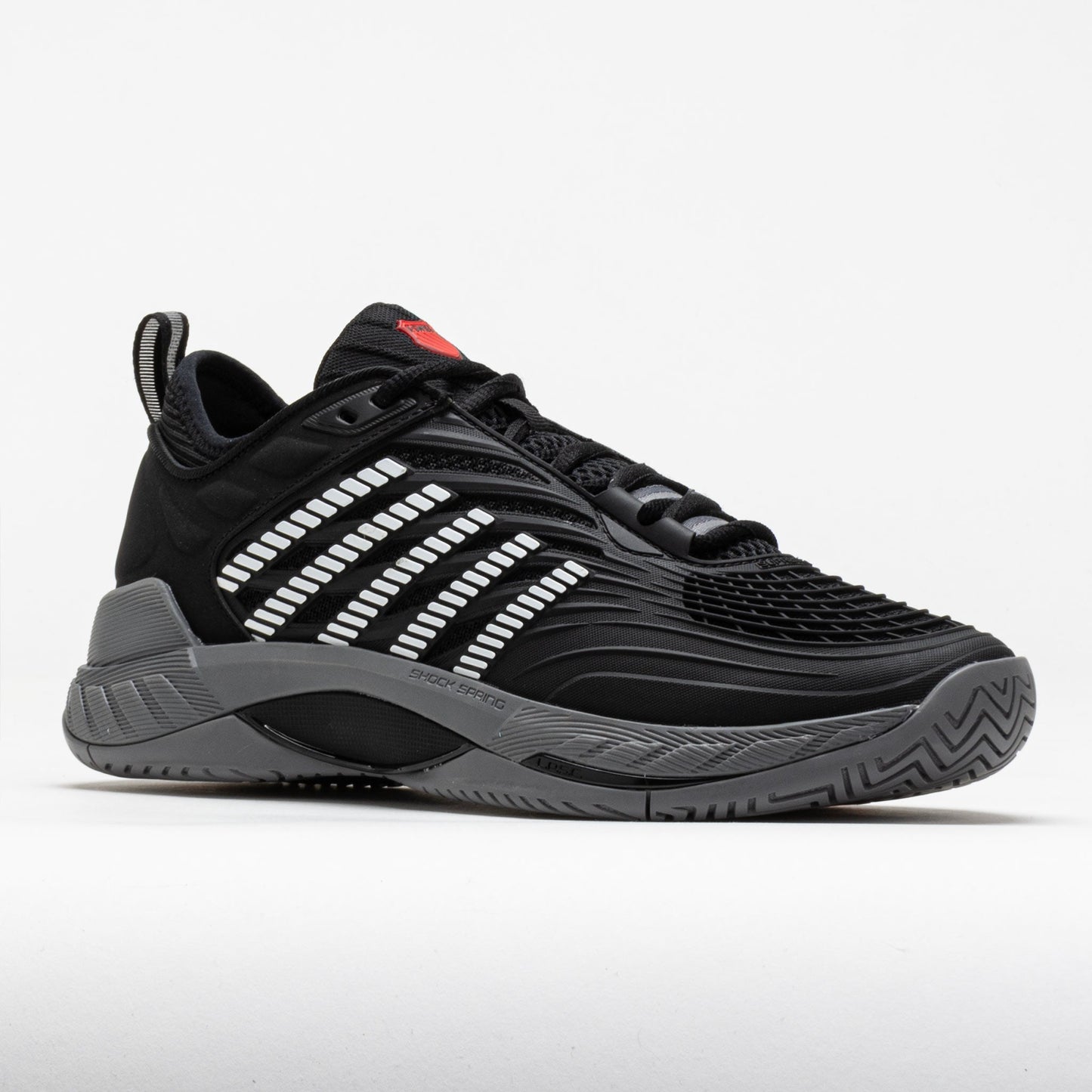K-Swiss Hypercourt Supreme 2 Men's  Black/Steel Gray/Firey Red